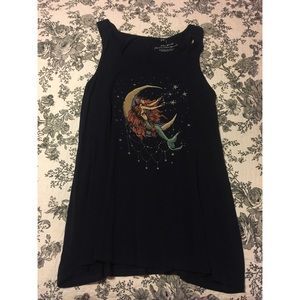 Torrid Navy Blue Mermaid Tank Top